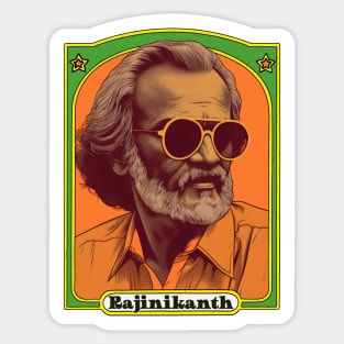 Rajinikanth ---- Retro Look Original Design Sticker